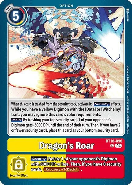 Dragon's Roar (BT18-098)
