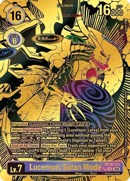 Lucemon: Satan Mode (BT18-101)