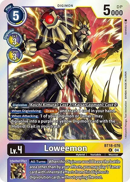 Loweemon (BT18-076)