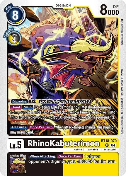 RhinoKabuterimon (BT18-070)