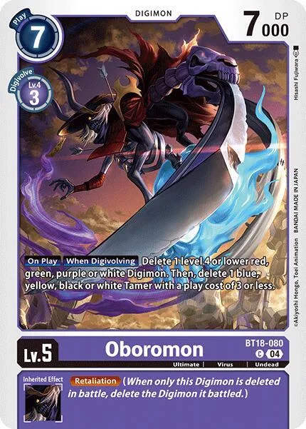 Oboromon (BT18-080)