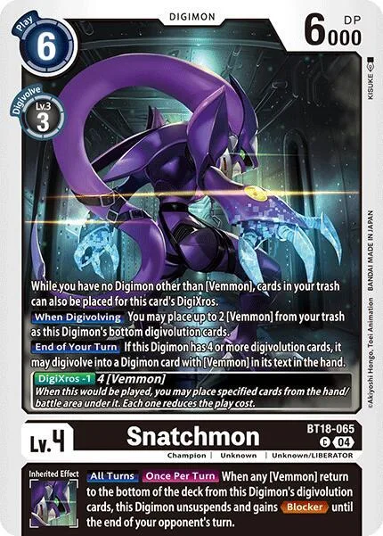 Snatchmon (BT18-065)