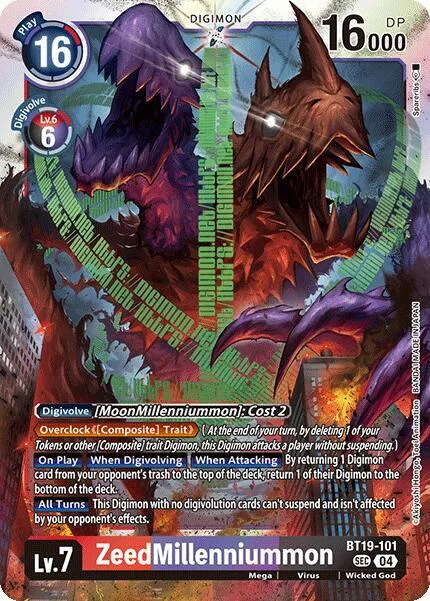 ZeedMillenniummon (BT19-101)