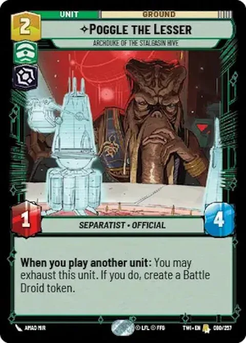 Poggle the Lesser, Archduke of the Stalgasin Hive