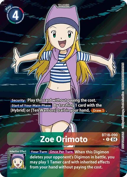 Zoe Orimoto (BT18-090)