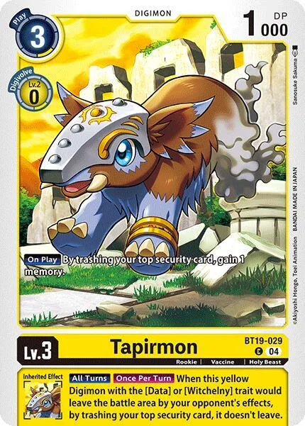 Tapirmon (BT19-029)