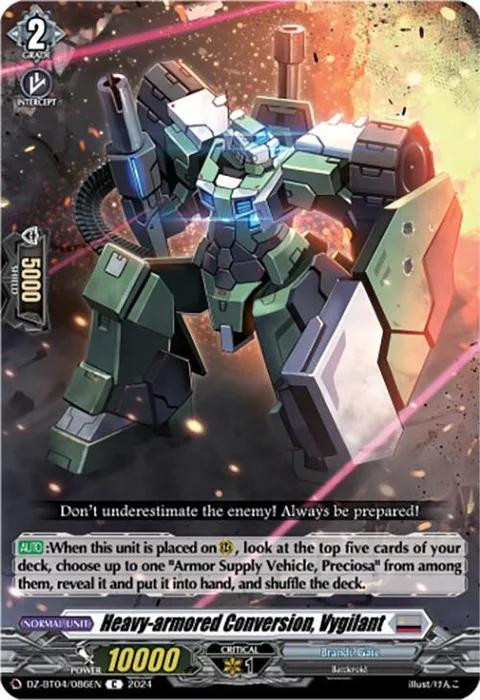Heavy-armored Conversion, Vygilant [D-Format]