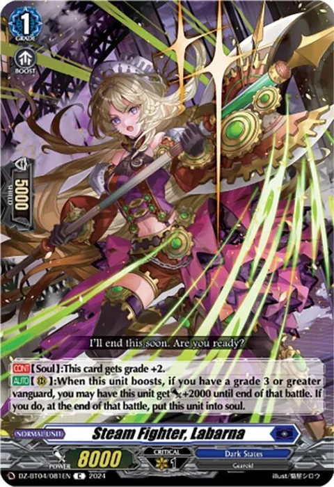 Steam Fighter, Labarna [D-Format]
