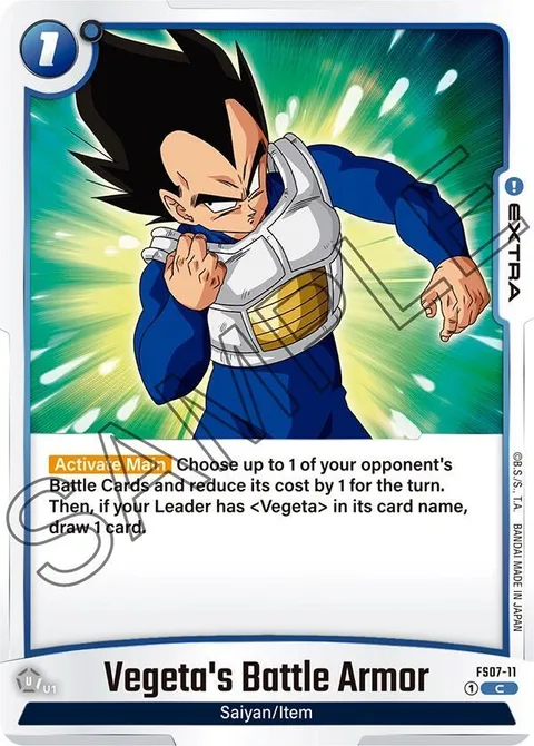 Vegeta's Battle Armor (FS07-11) [Fusion World]