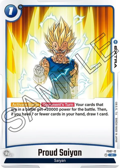 Proud Saiyan (FS07-12) [Fusion World]
