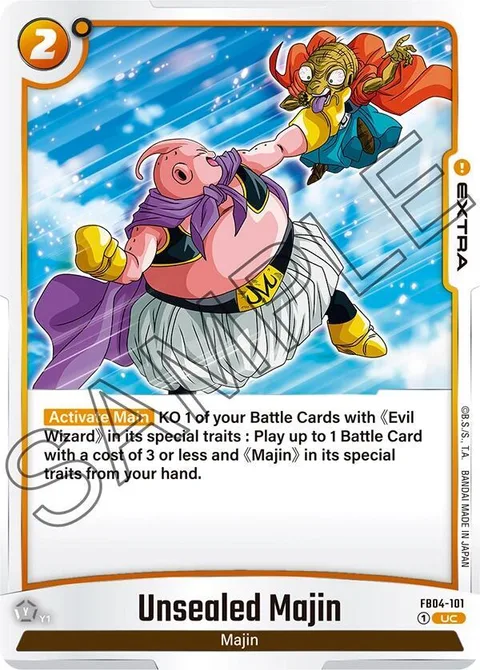 Unsealed Majin (FB04-101) [Fusion World]