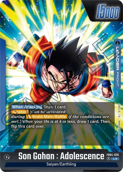 Son Gohan : Adolescence // Son Gohan : Adolescence (FB04-026) [Fusion World]