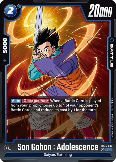 Son Gohan : Adolescence (FB04-037) [Fusion World]