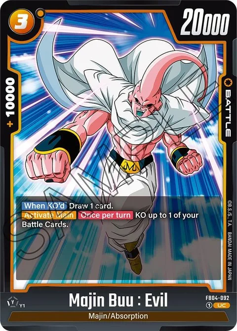 Majin Buu : Evil (FB04-092) [Fusion World]