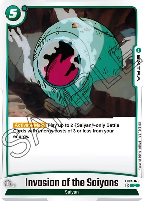 Invasion of the Saiyans (FB04-075) [Fusion World]
