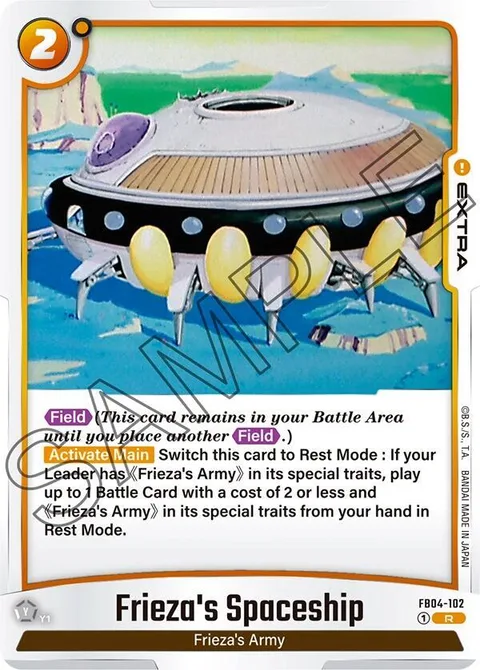Frieza's Spaceship (FB04-102) [Fusion World]