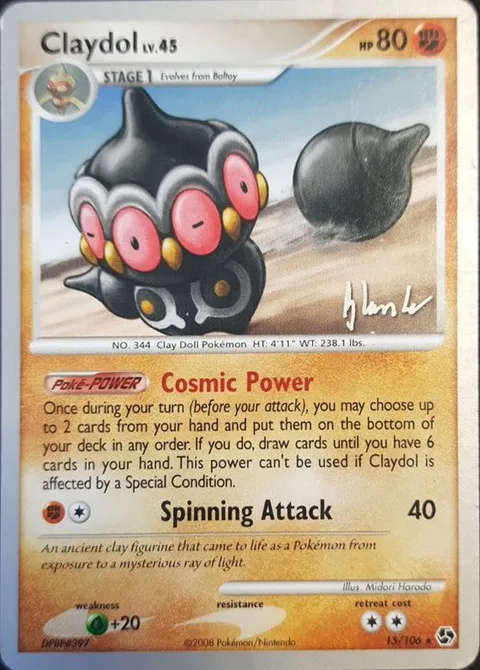 Claydol Lv.45 [Cosmic Power | Spinning Attack]