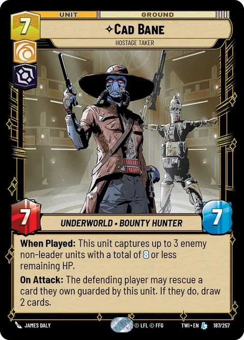 Cad Bane, Hostage Taker