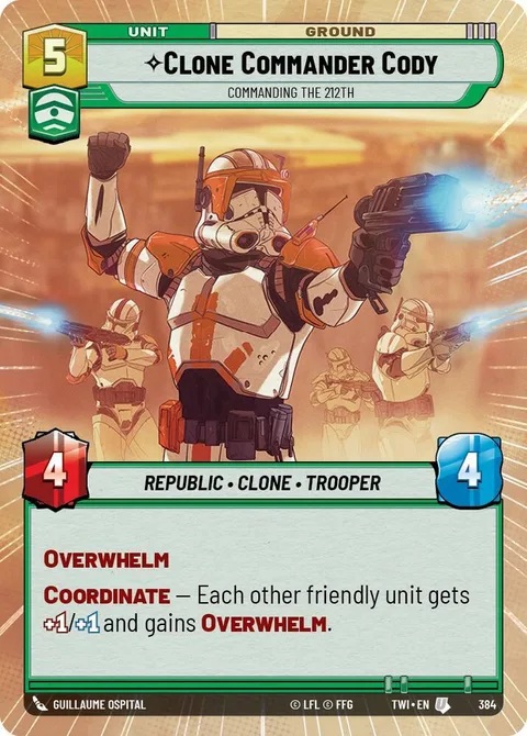 Clone Commander Cody, Commanding the 212th
