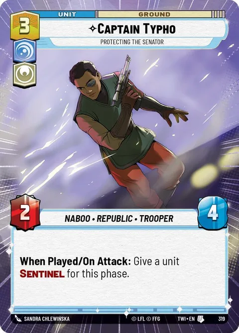Captain Typho, Protecting the Senator