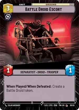 Battle Droid Escort