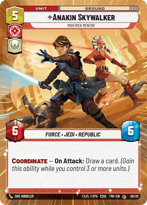 Anakin Skywalker, Maverick Mentor