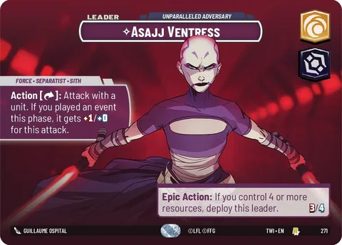 Asajj Ventress, Unparalleled Adversary