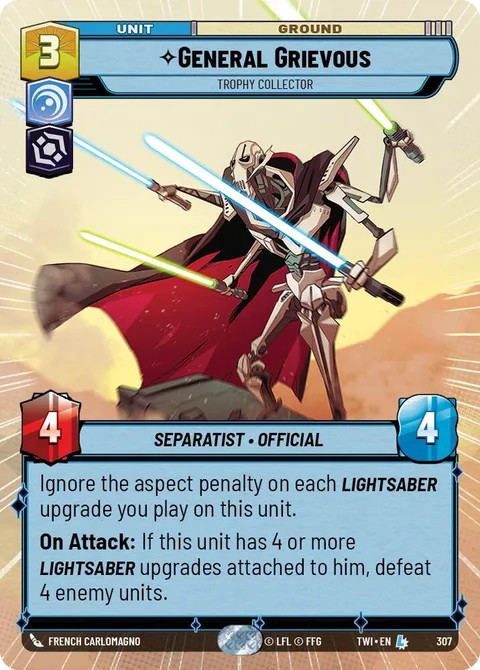 General Grievous, Trophy Collector