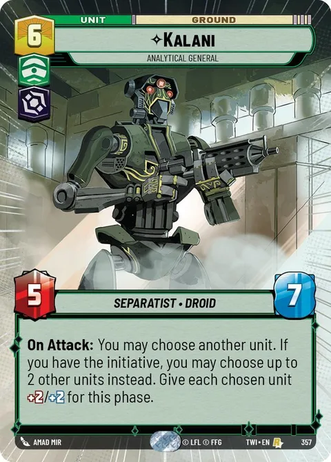 Kalani, Analytical General