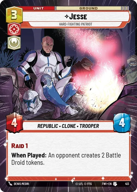 Jesse, Hard-Fighting Patriot