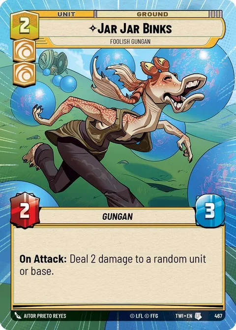 Jar Jar Binks, Foolish Gungan