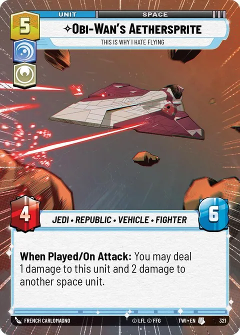 Obi-Wan's Aethersprite, This is Why I Hate Flying