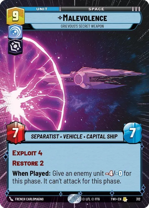 Malevolence, Grievous's Secret Weapon