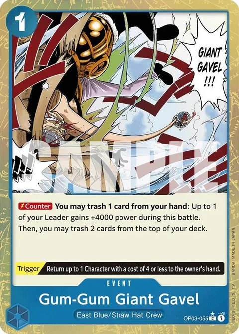 Gum-Gum Giant Gavel (OP03-055)