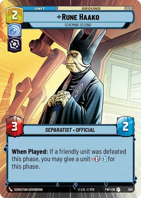 Rune Haako, Scheming Second