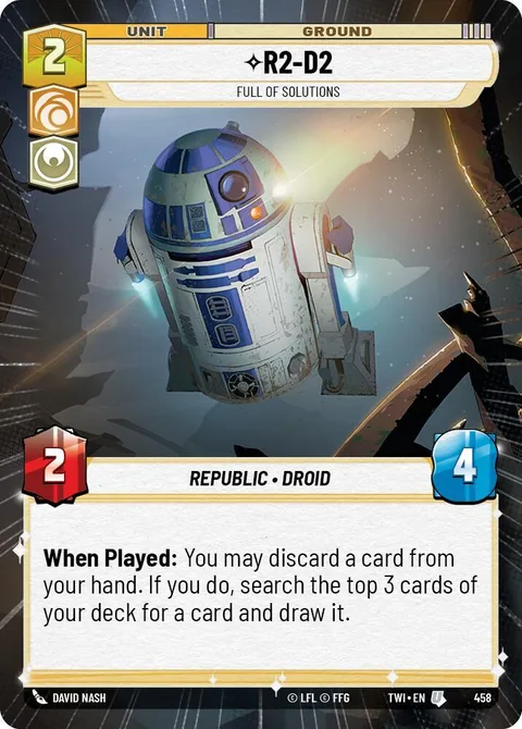 R2-D2, Full of Solutions