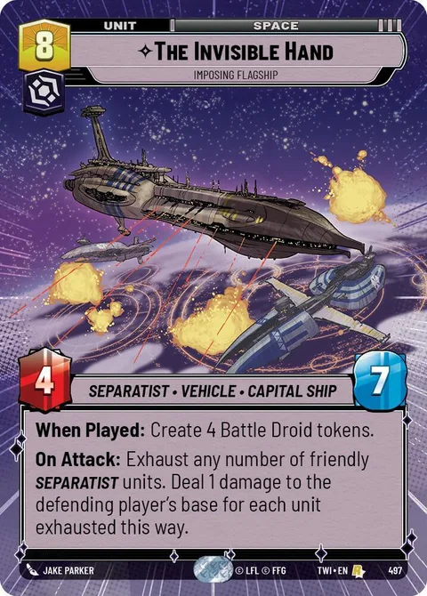 The Invisible Hand, Imposing Flagship