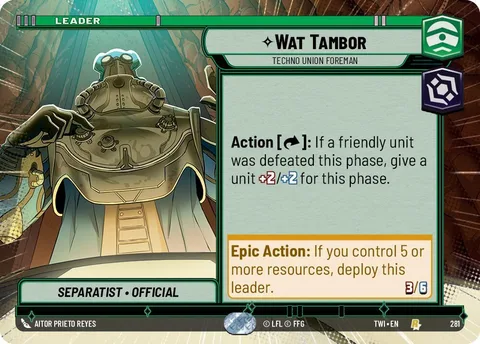 Wat Tambor, Techno Union Foreman