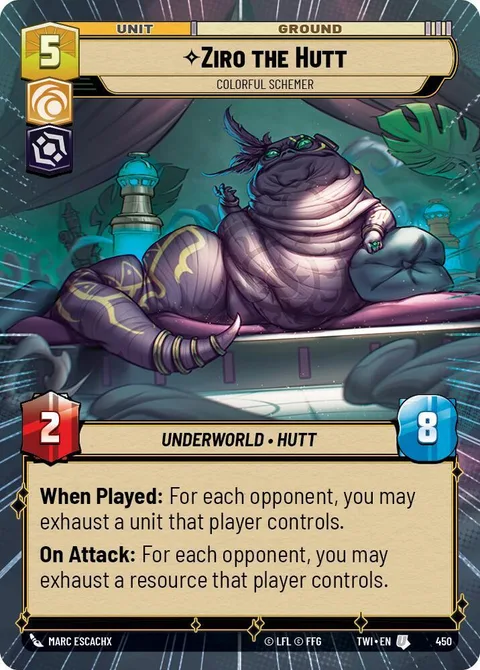 Ziro the Hutt, Colorful Schemer