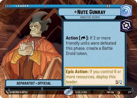 Nute Gunray, Vindictive Viceroy