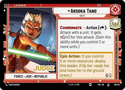 Ahsoka Tano, Snips