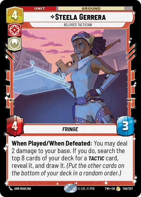Steela Gerrera, Beloved Tactician