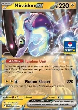 Miraidon ex [Tandem Unit | Photon Blaster]