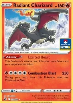 Radiant Charizard [Excited Heart | Combustion Blast]