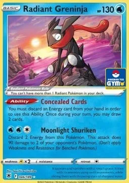 Radiant Greninja [Concealed Cards | Moonlight Shuriken]