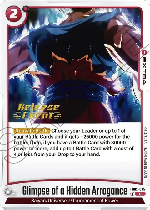 Glimpse of a Hidden Arrogance (FB02-035) [Fusion World]