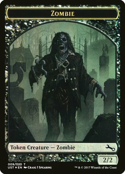 Zombie Token (Black 2/2)