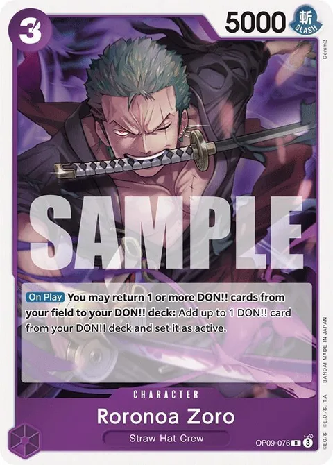 Roronoa Zoro (OP09-076)