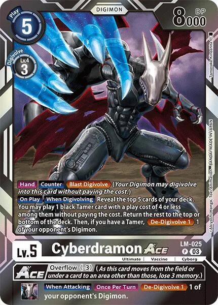 Cyberdramon Ace (LM-025)