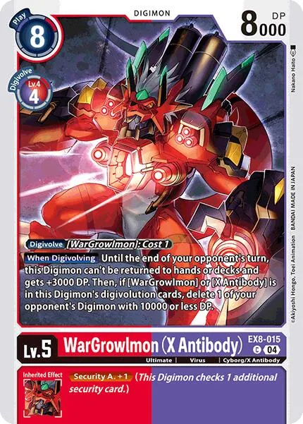 WarGrowlmon (X Antibody) (EX8-015)